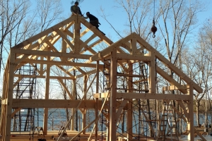 GA Timber Frame Raising