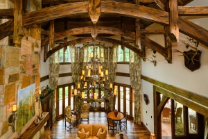 Heavy Timbered Trusses - Lake Toxaway NC