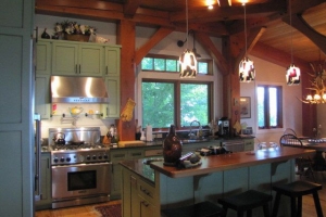 Timber Frame Kitchen - Franklin North Carolina