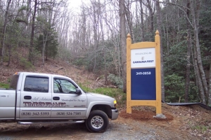 Custom Timber Frame Signs